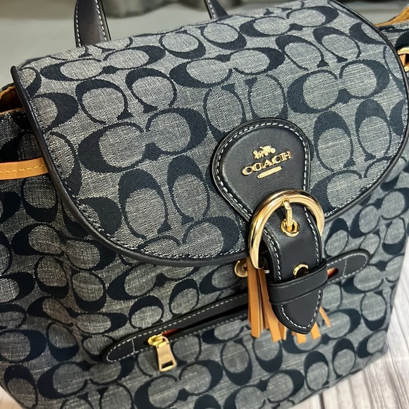 Coach Bags Coach Kleo Backpack In Signature Chambray Poshmark